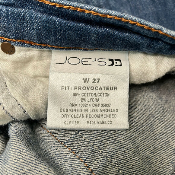 JOE'S The Provocateur Jeans 27 Medium Wash Mid Rise Bootcut Women's Denim Jeans - Picture 9 of 11